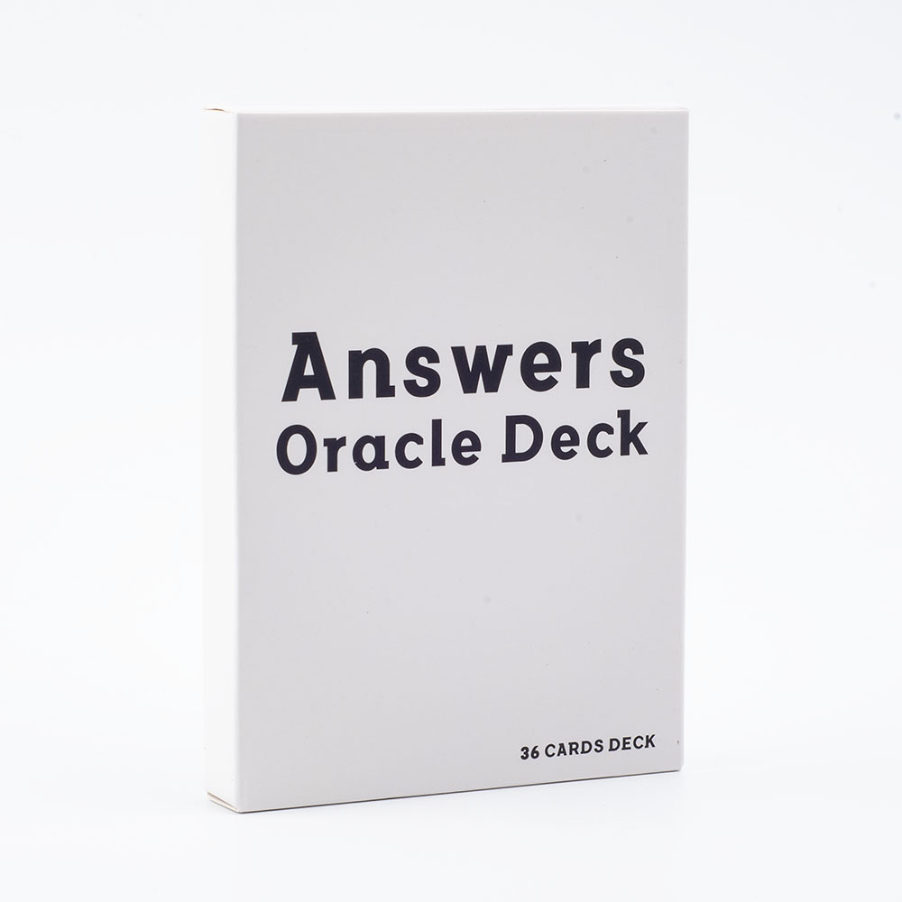 Tarot Deck With Guidebook - Antworten Orakel-Deck, 36-Karten, Nachrichten, Schlüsselwörter und