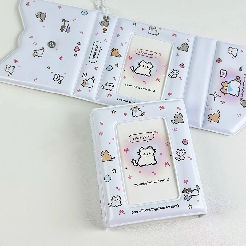 Kpop Photo Card Binder 3 Inch - 3 Zoll 40-Fach Fotokarten-Sammelmappe Kpop Binder