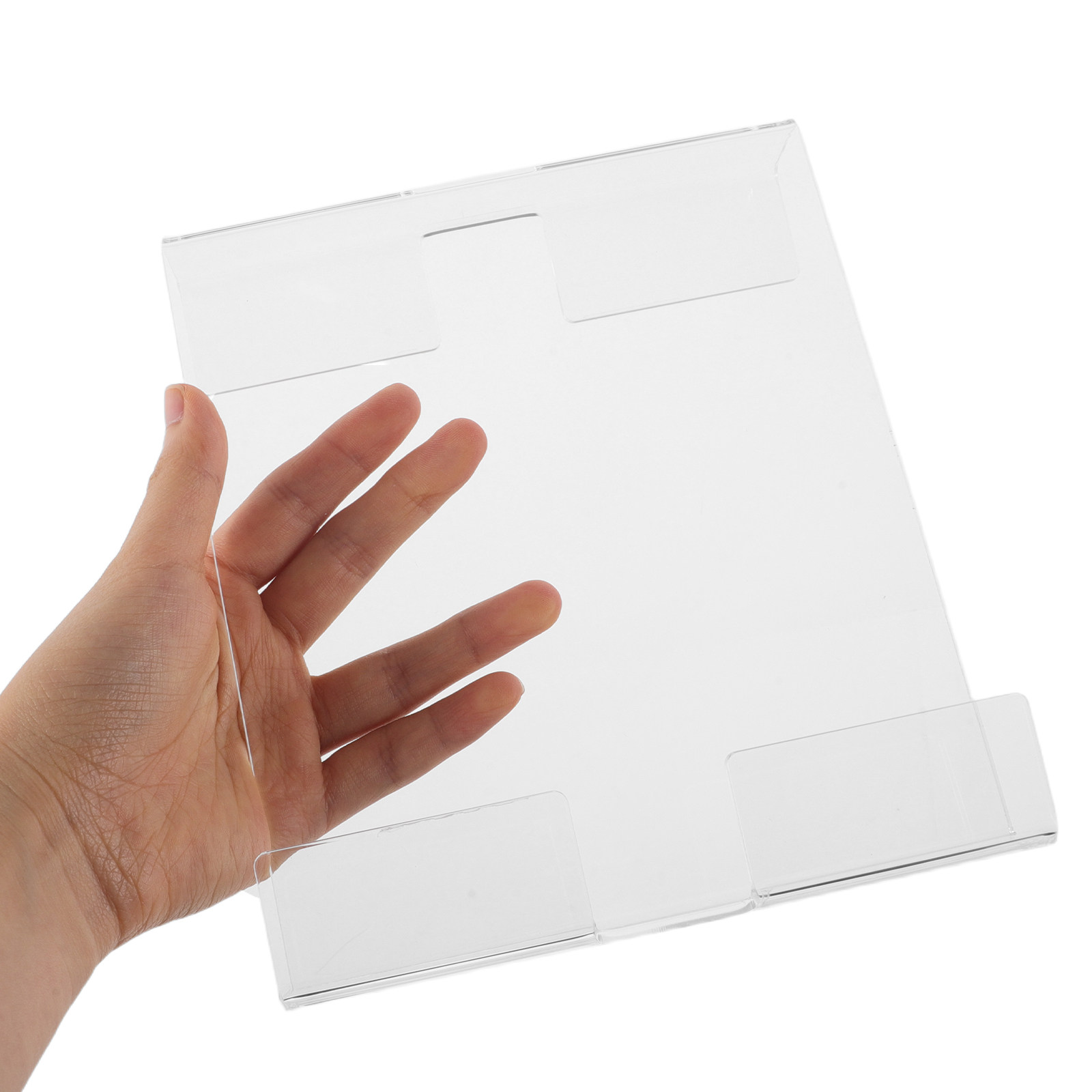 Clear Acrylic Book Stand Holder - Fitness-Bike-Lesehalterung: Transparenter Acryl-Ständer für Tablets, Bücher,