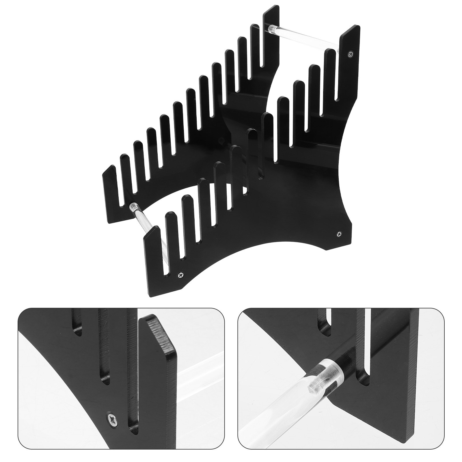 Magazines - Mehrschichtiges Acryl-Plattenregal, Desktop-Organizer, Vinyl-Plattenhalter mit großer