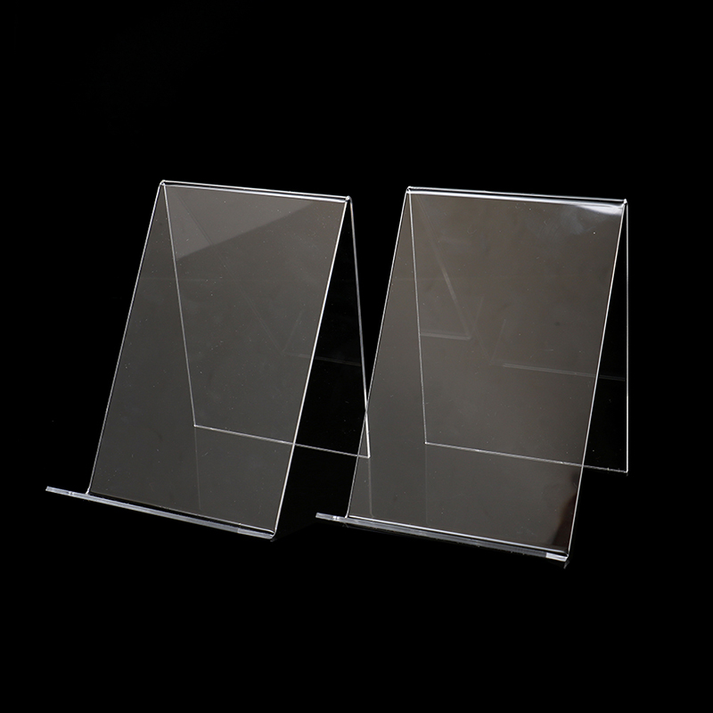 Clear Acrylic Book Stand Holder - 1 Stück Acryl-Buchpräsentationsständer Fotorahmen Broschüren-Artwork-Halter Organizer