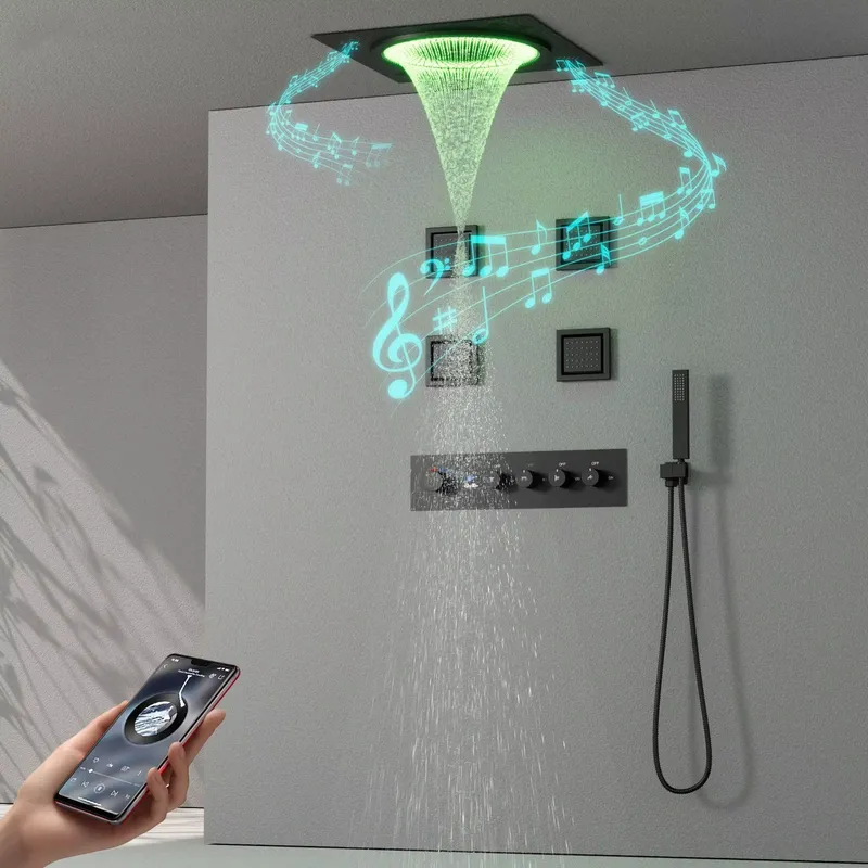 Intelligentes LED-Duschset Bad – Music Bewertung und Preis