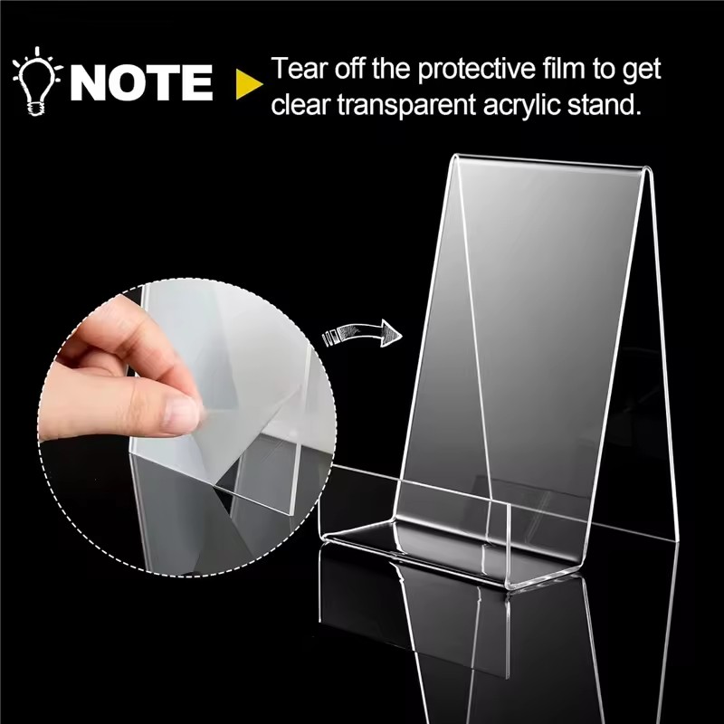 4 stücke Acryl Buch Stehen Buc – Clear Acrylic Book Stand Holder Bewertung und Preis