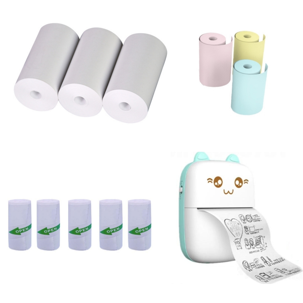 57x25MM Thermopapier Aufkleber – Mini Pocket Thermal Printer Paper Roll Bewertung und Preis