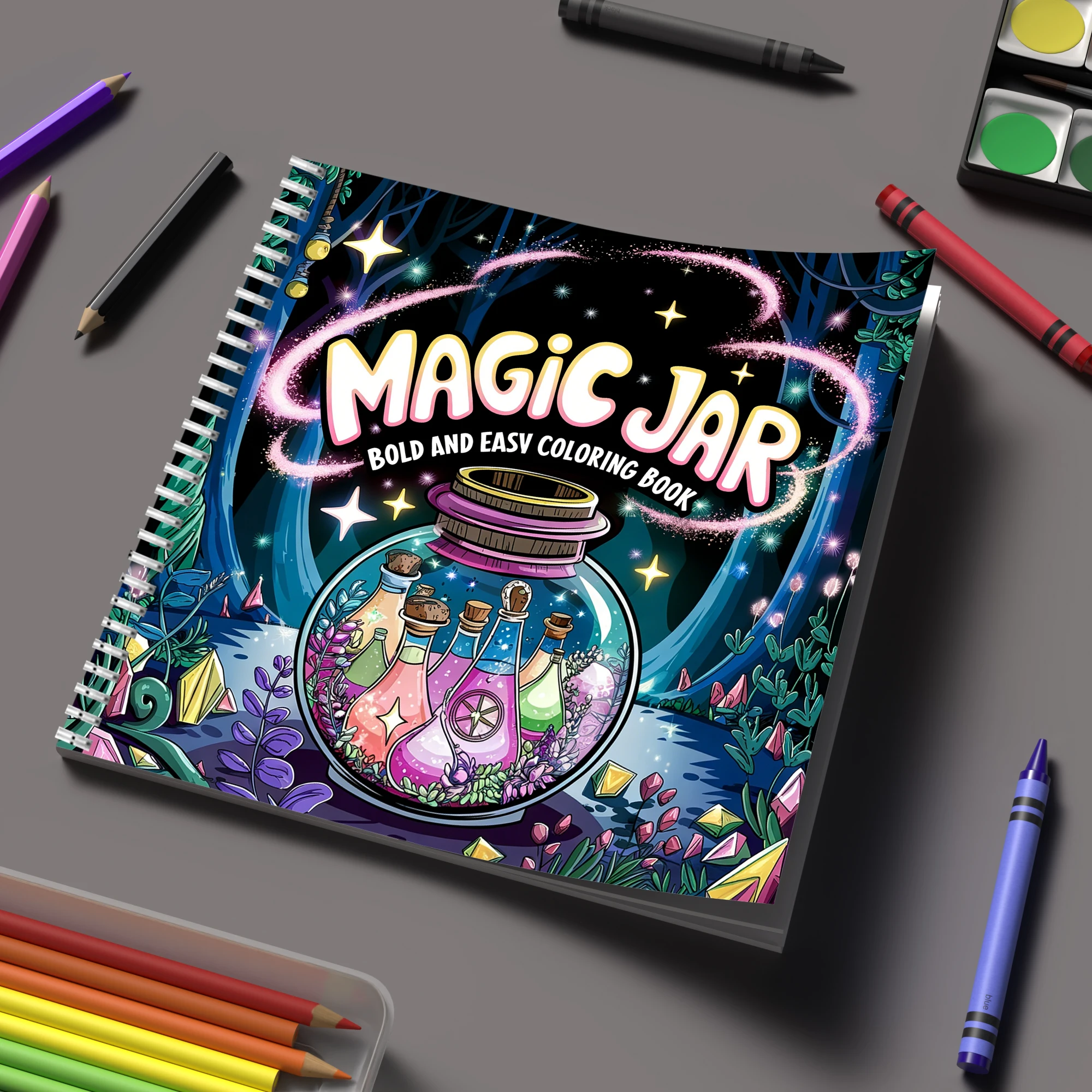 Magisches Malbuch für Erwachse – Adult Coloring Book Stress Relief Bewertung und Preis