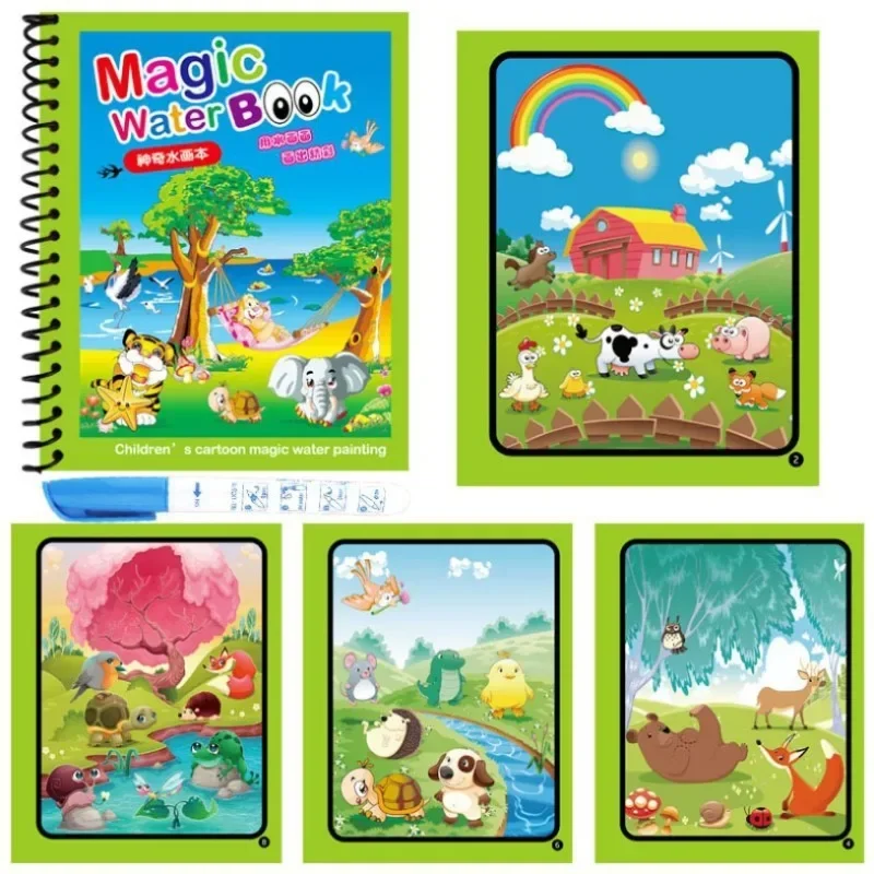 1pc Magie Wasser Malbuch Monte – Reusable Water Magic Coloring Book Bewertung und Preis