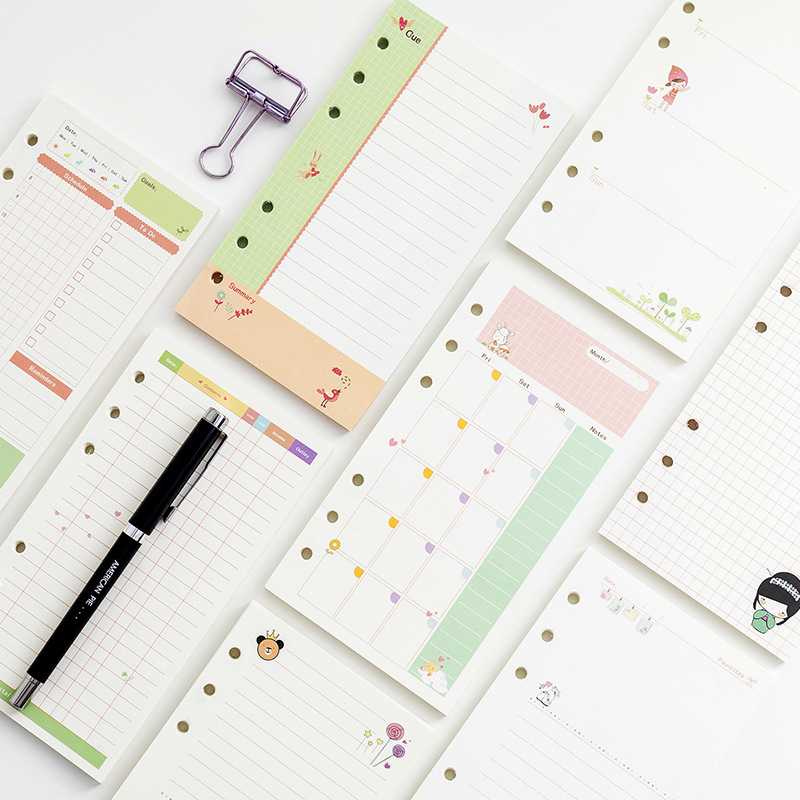 Kawayi A5 A6 Loseblatt-Notizbu – A5 Spiral Dotted Grid Notebook Bewertung und Preis