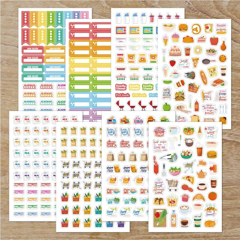 Aufkleber für die Lebensmittel – Stationery Books Bewertung und Preis