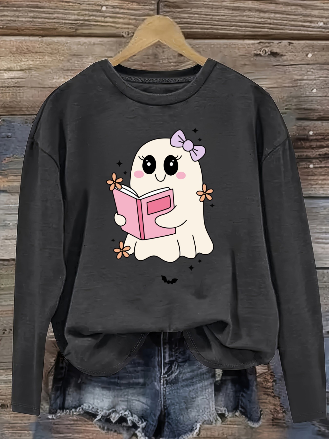 Damen-Freizeit-T-Shirt mit lan – Books Bewertung und Preis
