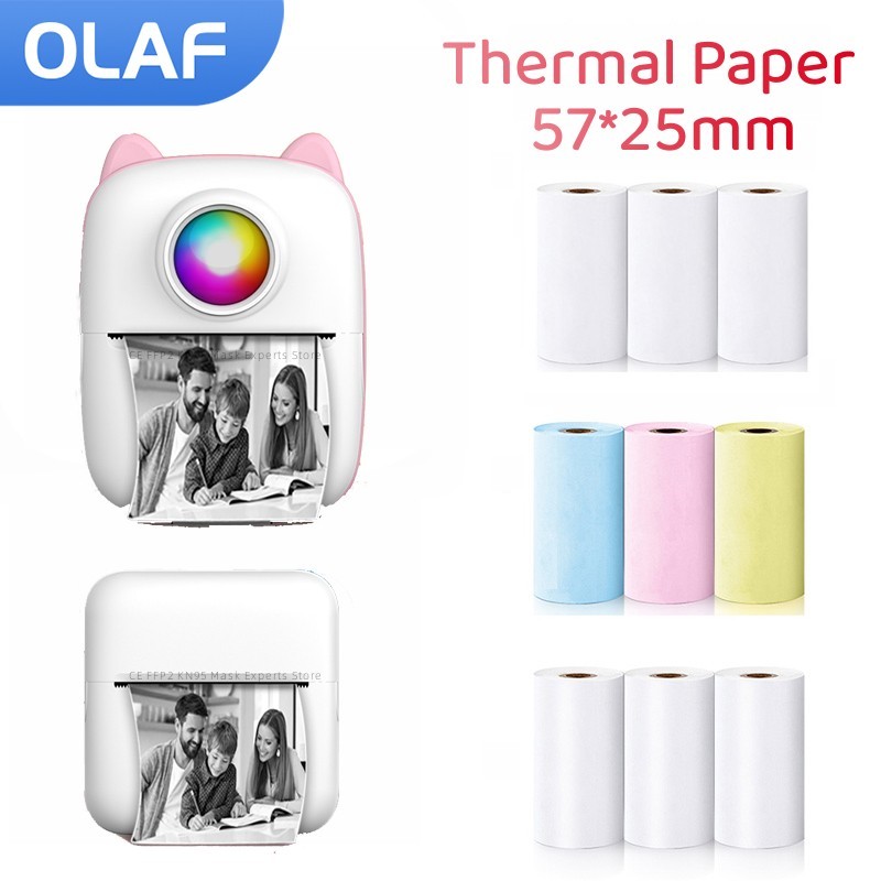 57 MM Rollen Thermopapier Selb – Mini Pocket Thermal Printer Paper Roll Bewertung und Preis