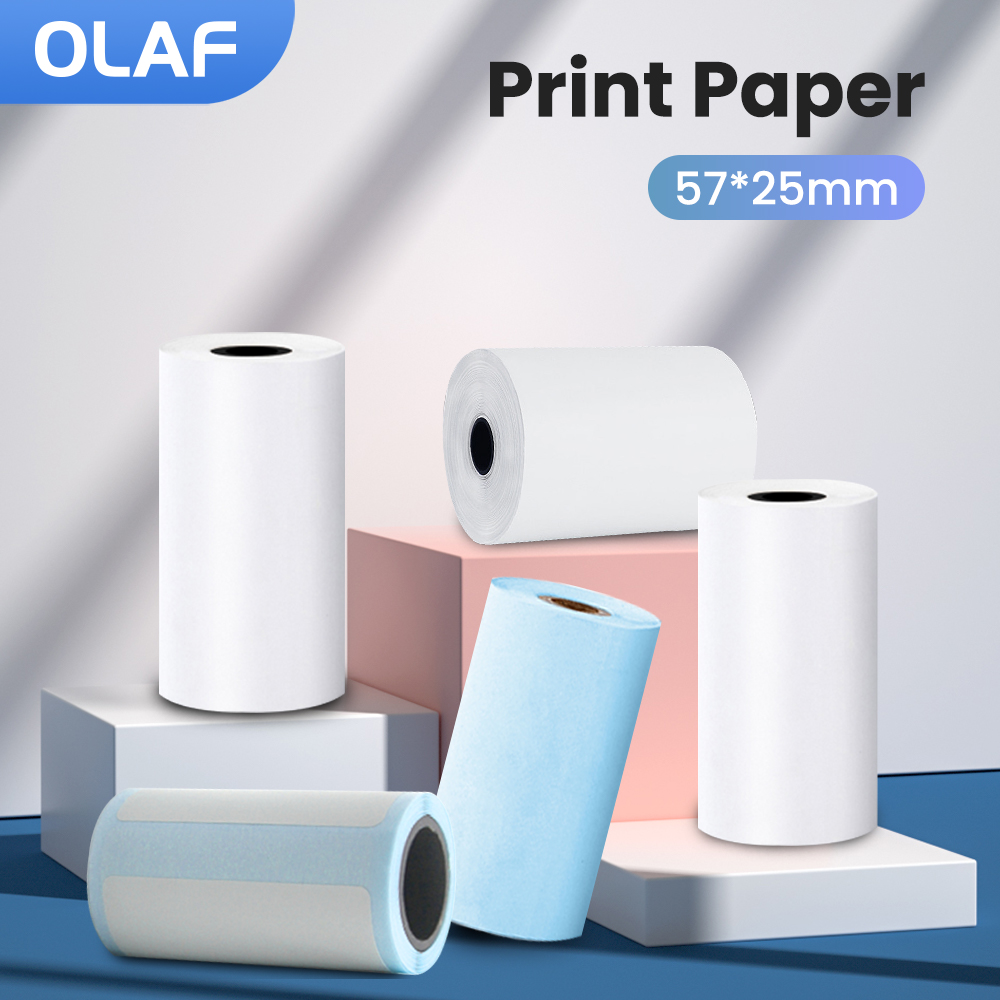 57 MM Rollen Thermopapier Selb – Mini Pocket Thermal Printer Paper Roll Bewertung und Preis