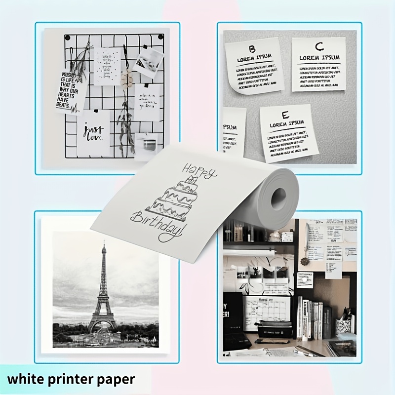 13 Rollen 57x25mm Mini-Thermop – Mini Pocket Thermal Printer Paper Roll Bewertung und Preis