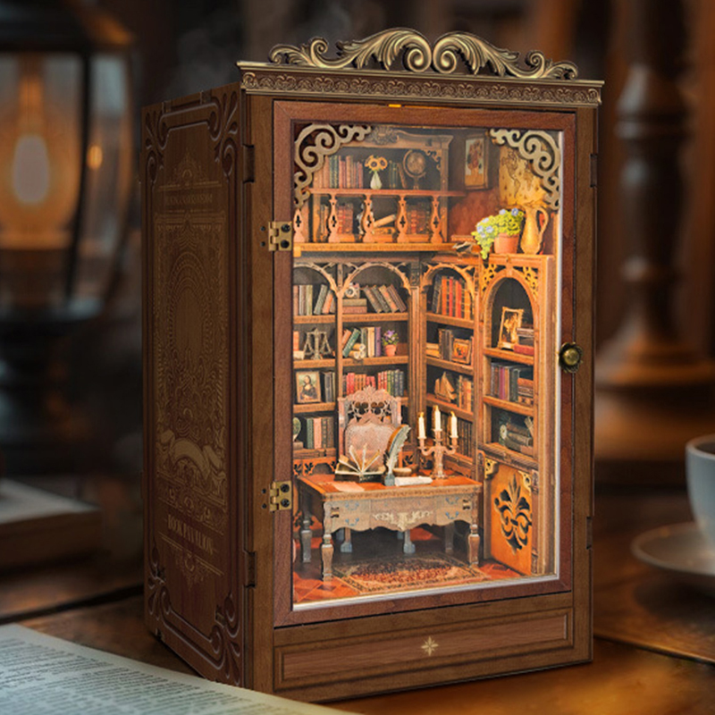 DIY Buchecke Regal Einsatz Zei – Diy Wooden Book Nook Kit Shelf Insert Bewertung und Preis