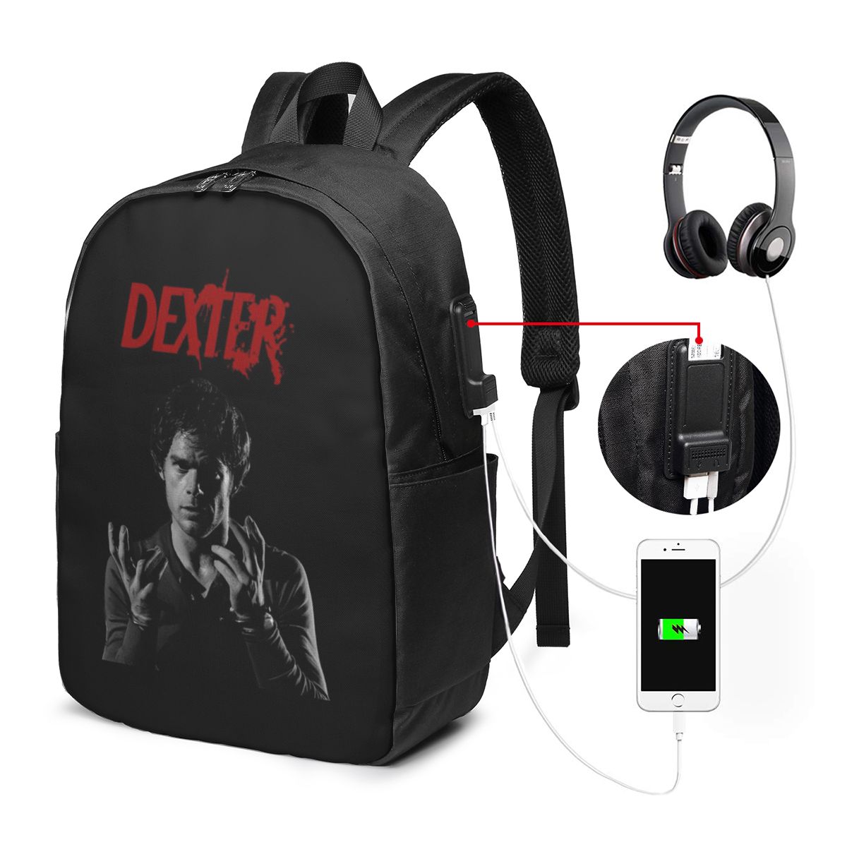 Movie Dexter Morgan Rucksack,  – Movies Bewertung und Preis