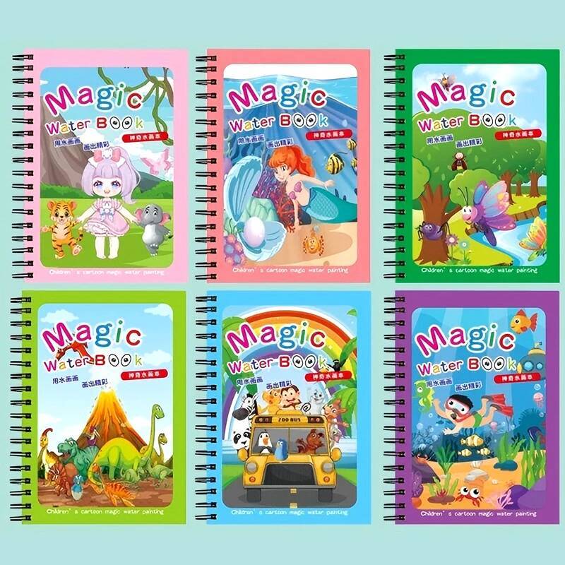 Magisches Wassermalbuch Montes – Reusable Water Magic Coloring Book Bewertung und Preis