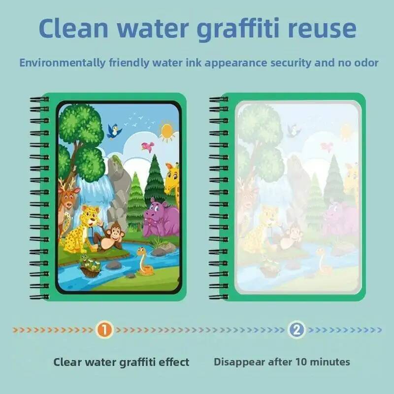 Magisches Wassermalbuch Montes – Reusable Water Magic Coloring Book Bewertung und Preis